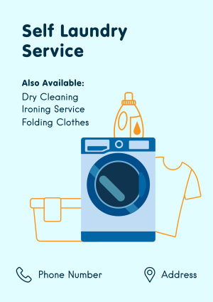 Self Laundry Cleaning Flyer Image Preview