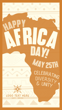 Africa Day Greeting YouTube Short Design
