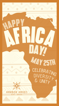 Africa Day Greeting YouTube Short Image Preview