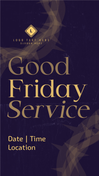  Good Friday Service Facebook story Image Preview