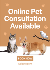 Online Vet Consultation Poster Image Preview