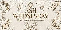 Rustic Ash Wednesday Twitter post Image Preview