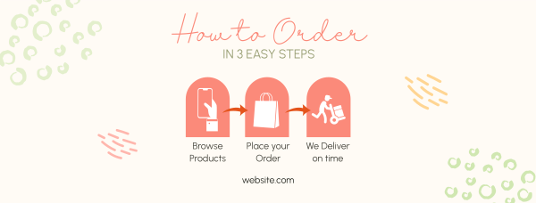 Easy Order Guide Facebook Cover Design