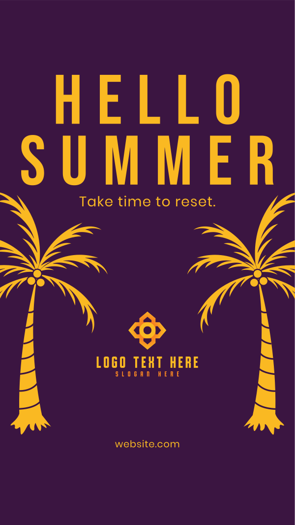 Time For Summer Instagram Story Design Image Preview