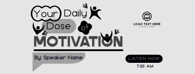 Daily Motivational Podcast Facebook cover Image Preview