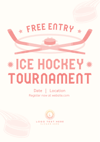 Ice Hockey Tournament Poster Image Preview