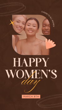 Modern Women's Day Facebook Story Design