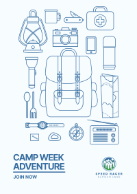 Camp Week  Adventure Poster Image Preview