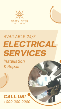 Electrical Installation Service Instagram Reel Design