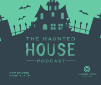 Haunted House Facebook Post Design