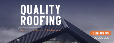 Quality Roofing Facebook cover Image Preview