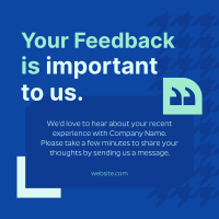 Corporate Customer Reviews Instagram Post Design