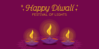 Happy Diwali Twitter Post Design