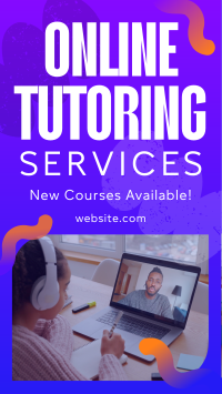 Online Tutor Services Instagram reel Image Preview