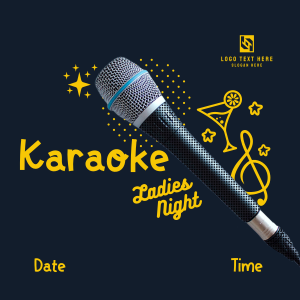 Karaoke Ladies Night Instagram post Image Preview