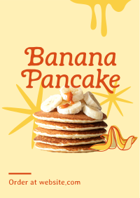 Order Banana Pancake Flyer Image Preview