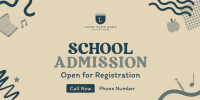 Fun Kids School Admission Twitter post Image Preview