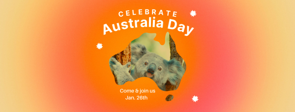 Australian Koala Facebook Cover Design Image Preview