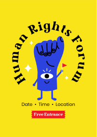 Rights Forum Flyer Design