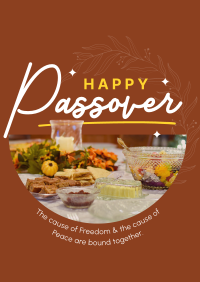 Passover Dinner Poster Design