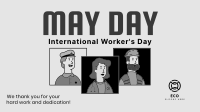 Hey! May Day! Facebook event cover Image Preview