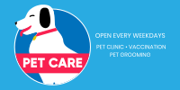 Pet Care Services Twitter post Image Preview