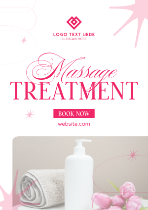 Hot Massage Treatment Flyer Image Preview