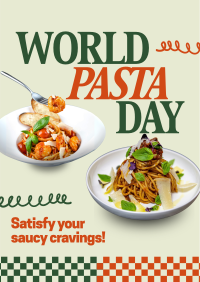 Playful Pasta Day Poster Preview