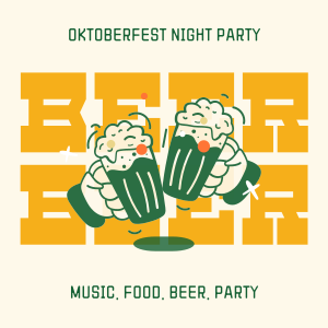 Oktoberfest Night Party Instagram post Image Preview