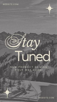 Minimalist Stay Tuned Instagram Story Preview