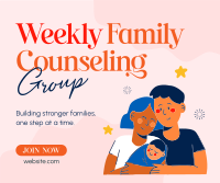 Weekly Family Counseling Facebook post Image Preview