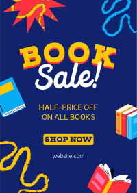 Big Book Sale Flyer Image Preview