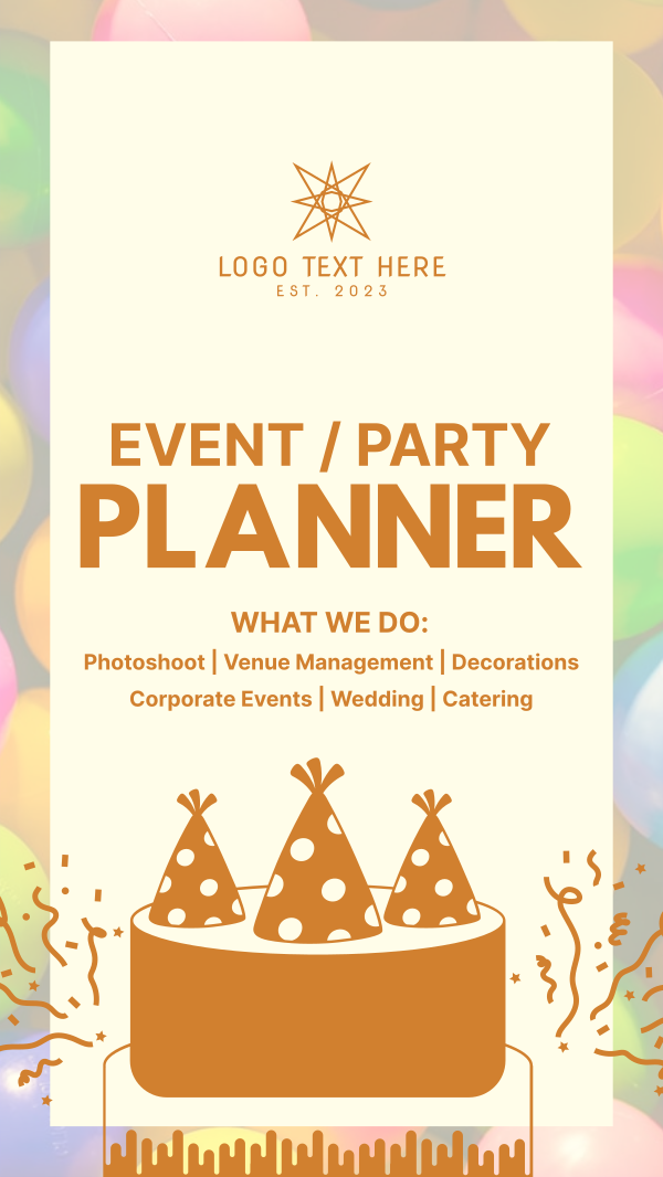 Party Hats Instagram Story Design Image Preview