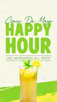 Cinco De Mayo Happy Hour Facebook Story Design