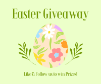 Floral Egg Giveaway Facebook post Image Preview