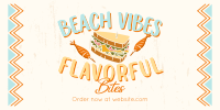 Flavorful Bites at the Beach Twitter post Image Preview