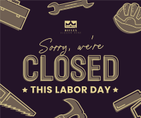 Closed for Labor Day Facebook post Image Preview