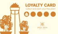 Garden Shop Loyalty Card Business Card Image Preview