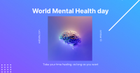 Mental Health Day Facebook Ad Design