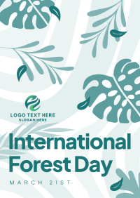 Abstract Forest Day Poster Image Preview