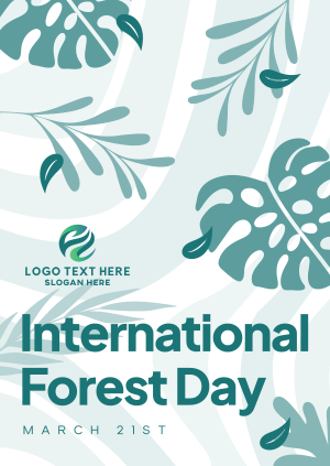 Abstract Forest Day Poster Image Preview