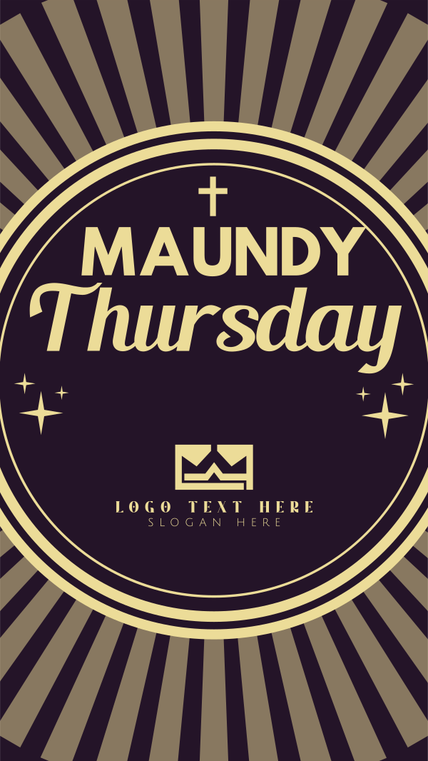 Maundy Thursday Holy Thursday Facebook Story Design Image Preview