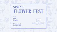 Flower Fest Facebook Event Cover Design