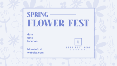 Flower Fest Facebook event cover Image Preview