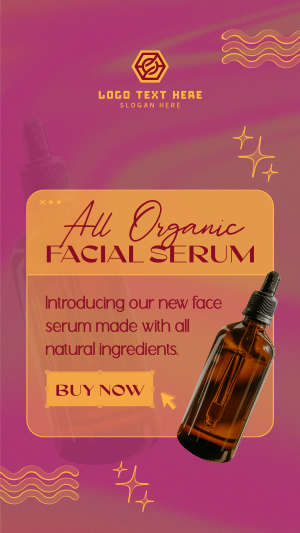 Organic  Skincare Y2K Facebook story Image Preview