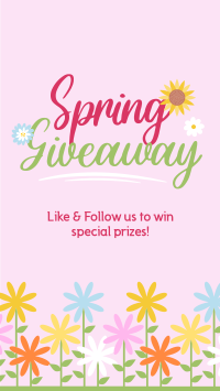 Hello Spring Giveaway Instagram story Image Preview