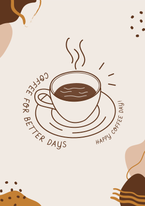 Coffee for Better Days Flyer Image Preview