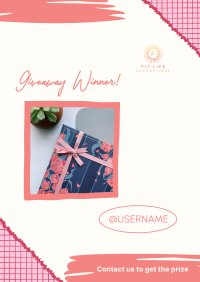 Gift Giveaway Announcement Poster Image Preview