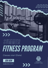 Ripped Off Summer Fitness Poster Image Preview