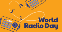 Radio Day Event Facebook Ad Design